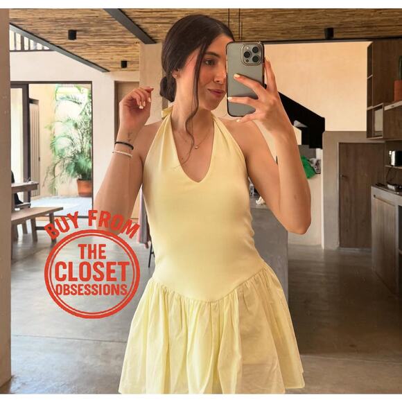 RARE!!! ZARA BLOGGER FAVE!!! Halter Dress NWT - Picture 5 of 16